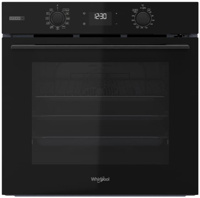Whirlpool stekeovn OMSK58RU1SB innebygd