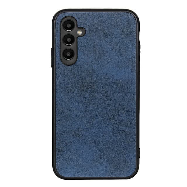 SKALO Samsung A14 4G/5G PU-Läder Hybrid Skal - Blå