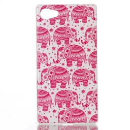 TPU Skal Z5 Compact - Ethnic Style Elephants