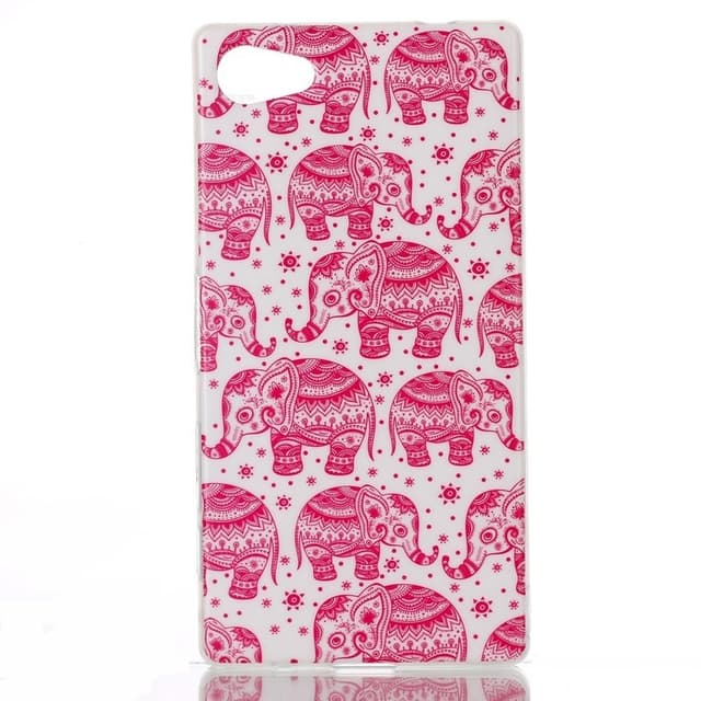 TPU Skal Z5 Compact - Ethnic Style Elephants