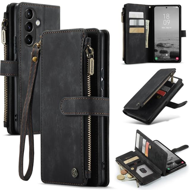 CaseMe Samsung A54 5G CaseMe Big Wallet Lompakkokotelo - Musta