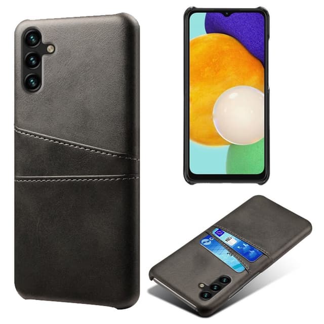 SKALO Samsung A34 5G PU-Läder Korthållare Skal - Svart