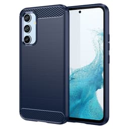 SKALO Samsung A54 5G Armor Carbon Stødsikker TPU-cover - Blå