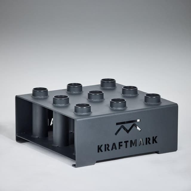 Kraftmark Oppbevaring av treningsutstyr - Vektstangholder 9stk