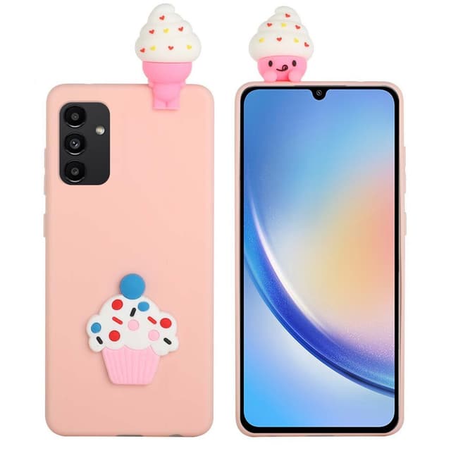 SKALO Samsung A34 5G 3D Cartoon Cover