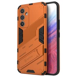 SKALO Samsung A54 5G Hybrid BIBERCAS Suojakuori - Oranssi