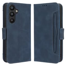SKALO Samsung A34 5G 6-lokeroa Lompakkokotelo - Sininen