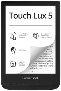 PocketBook Touch Lux 5 eBook 8GB (svart)