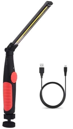 Uppladdningsbar LED-arbetslampa med magnet