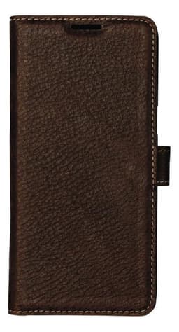 Essentials Galaxy S8 Läderfodral, 3 fickor för Korthållare, Brun