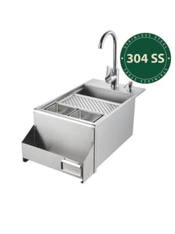 Myoutdoorkitchen - Built-in - Inbyggbar vattenkran med cocktailstation
