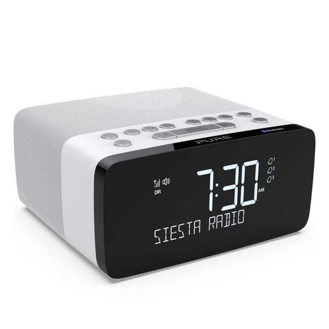 PURE FM/DAB/DAB+/BT/Qi Siesta Charge Klockradio Polar