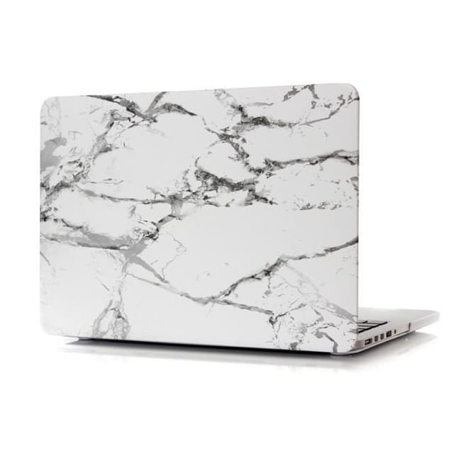 Hårdplastskal till MacBook Air 13.3"" A1466/1369 Marmor (Vit)