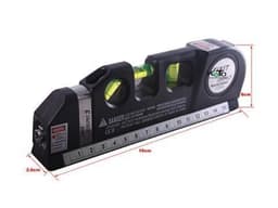 Multimätverktyg med laser, vattenpass och måttband