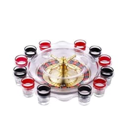 Casino Shot-Roulette med 12 shotglas