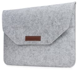 Laptopfodral i filt 13"" - Ljusgrå