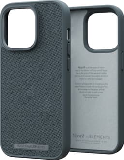 NJORD byELEMENTS iPhone 14 Pro Tonal suojakuori (harmaa)