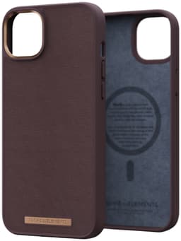 NJORD byELEMENTS iPhone 14 Plus Leather MagSafe deksel (brun)