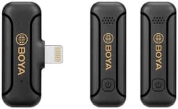 BOYA BY-WM3T2-D2 Lightning dubbelkanalig trådlös mikrofon