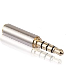 NÖRDIC 3.5mm kvinne til 2,5 mm mannlig lydadapter