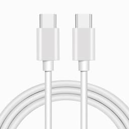 NÖRDIC 2m USB 2.0 USB-C til C-kabel 2,4A 480Mbps 12W