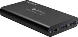 NÖRDIC 1xUSB C laddninsstation 40W Power Delivery 3.0, 2xUSB En QuckCharger QC3.0 samlede 40W