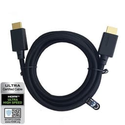 NÖRDIC CERTIFICEREDE KABLER 3m HDMI 2.1 Ultra High Speed ​​8K 4K 60Hz 120Hz 48 Gbps Dynamic HDR eARC Game Mode VRR Dolby ATMOS nylon flettet forgyldt