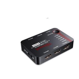 NÖRDIC HDMI 2.0 -kytkin 5-1 4K 60Hz 18Gbps 3D UHD RGB 4:4:4 HDCP 2.2 HDR10 LPCM 7.1, Dolby TrueHD ja DTS-HD Master Audio