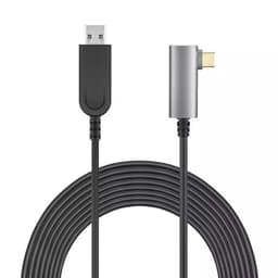NÖRDIC aktiv AOC Fiber 5m USB-A till USB-C VR Link Kabel för Oculus Quest 2 USB3.2 Gen2 10Gbps Super Speed VR Link cable