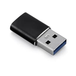 NÖRDIC USB C til OTG USB En adapter Metal Black