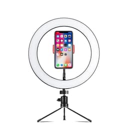 LED Let kæde 30 cm i diameter med en mobil holder med stativ 10 trin tre lysdæmpes tilstand selfie lampe lys ring lys