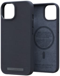 NJORD byELEMENTS iPhone 14/13 Leather MagSafe fodral (svart)