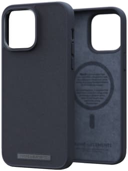 NJORD byELEMENTS iPhone 14 Pro Max Leather MagSafe deksel (sort)
