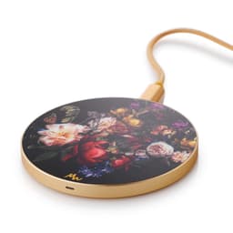 Marie Wolt trådlös laddare - Vintage Flowers/Gold
