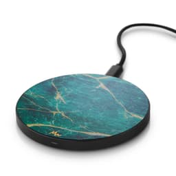 Marie Wolt trådlös laddare - Green Marble/Black