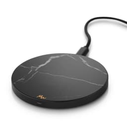 Marie Wolt trådløs lader - Black Marble/Black