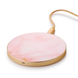 Marie Wolt trådlös laddare - Pink Marble/Gold