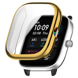 Klokkekasse Klokkedeksel TPU Gull Huami Amazfit GTS4 Mini Watch