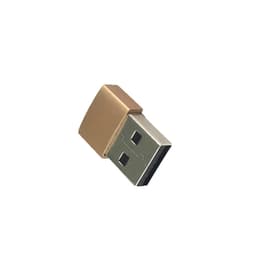 TYPE-C hun til USB A 2.0 han-adapter Rose guld