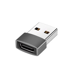 TYPE-C hunn til USB A 2.0 hannadapter Grå