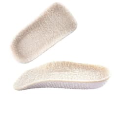 Upphöjande skoinlägg för större kroppslängd 1 par Vit 1.5 cm