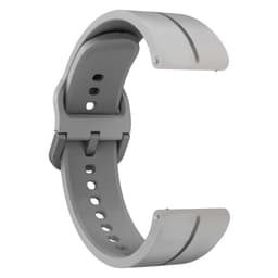 Urrem silikone Lysegrå 20 mm Samsung, Huawei, Garmin, Huami GTR Mini