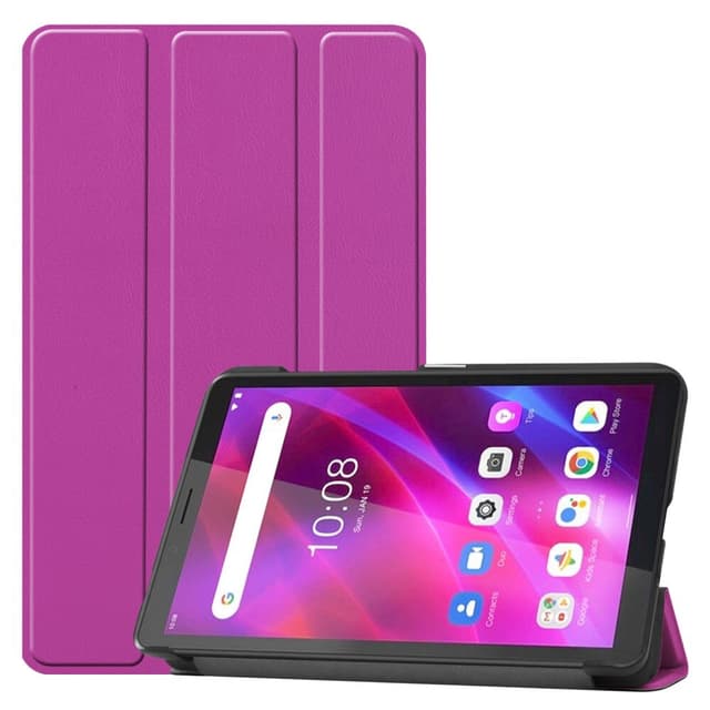 SKALO Lenovo Tab M7 (Gen 2/3) Trifold Flip Cover - Lilla