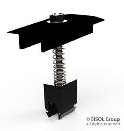 Bisol EasyMount Black Middle Clamp 35mm