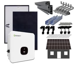 Solcellepakke 10kW All Black EU Solcellepanel