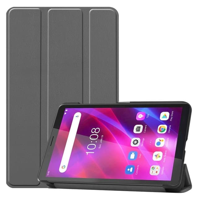 SKALO Lenovo Tab M7 (Gen 2/3) Trifold Suojakotelo - Harmaa