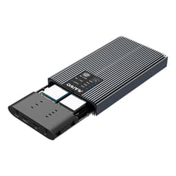 Maiwo K2022S extern kabinett för hårddiskkloning M.2 SATA SSD USB3.2 5Gbps 1:1