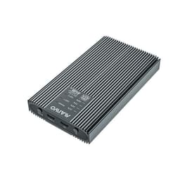 Maiwo K2022CL Extern kabinett för hårddiskkloning M.2 SATA och NVMe SSD USB3.2 10Gbps 1:1 HDD Clone
