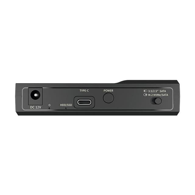 Maiwo USB-C adapter till NVMe/SATA M.2 SSD och 2,5""/3,5"" SATA HDD USB-C 3.2 10Gbps