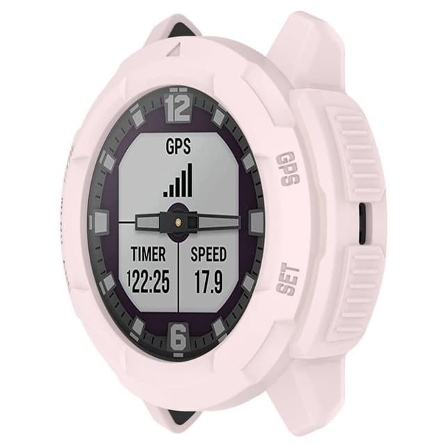 Armour Silikonikuori Garmin Instinct Crossover - Vaaleapinkki